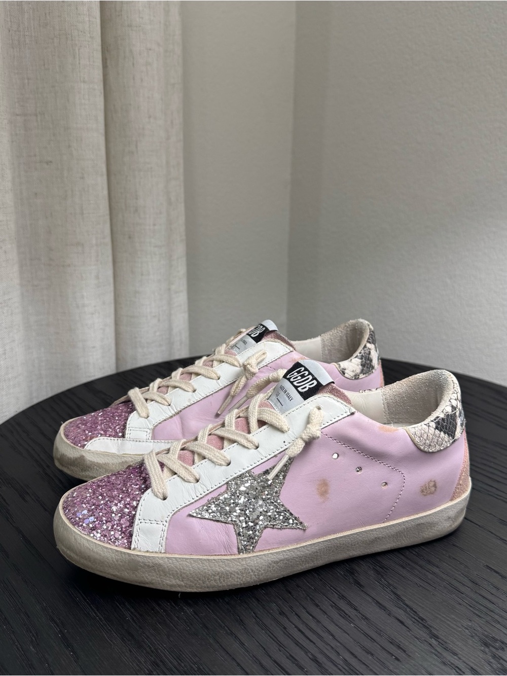 Golden Goose Superstar Sneakers Glitter Multi Pink 36. New without box/dustbag. - Picture 1 of 8